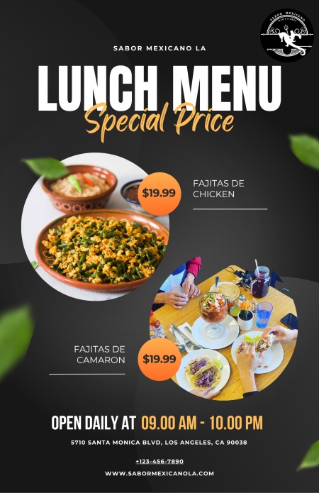 Lunch Served Everyday! 